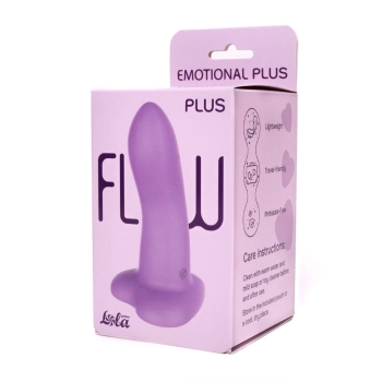 Dildo Flow Emotional Plus fioletowe silikonowe