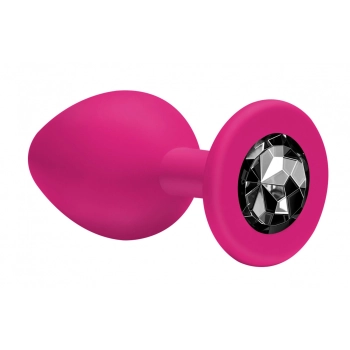 Plug-Anal Emotions Cutie Small Pink black crystal