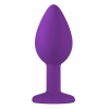 Plug-Anal Emotions Cutie Small PURPLE light Blue crystal
