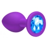Plug-Anal Plug Emotions Cutie Medium Purple Blue crystal