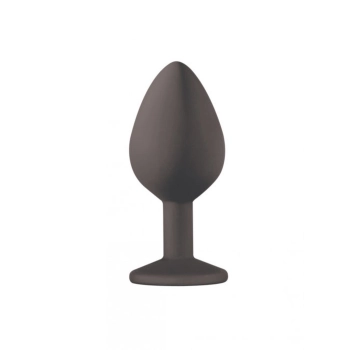 Plug-Anal Plug Emotions Cutie Medium Black golden crystal
