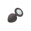 Plug-Anal Plug Emotions Cutie Medium Black Clear crystal