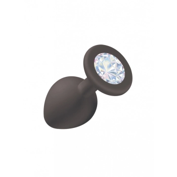 Plug-Anal Plug Emotions Cutie Medium Black Clear crystal