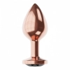 Korek analny Diamond Shine S Lola Games różowe złoto 7,2 cm