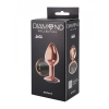 Korek analny Diamond Shine S Lola Games różowe złoto 7,2 cm