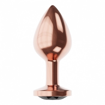 Korek analny Diamond Shine S Lola Games różowe złoto 7,2 cm