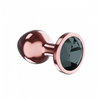 Korek analny Diamond Shine S Lola Games różowe złoto 7,2 cm