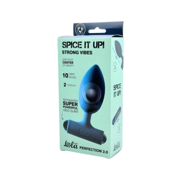 Korek analny wibrujący Spice It Up Perfection 2.0 ładowalny