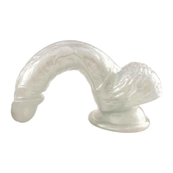 Dildo perłowe Pearl Mabe białe 20 cm