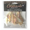 Balony Glitterati z penisowym konfetti 5 sztuk