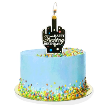 Świeczka urodzinowa Happy Fucking Birthday 10 cm