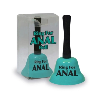 Dzwonek Ring the Bell for Anal turkusowy Little Genie