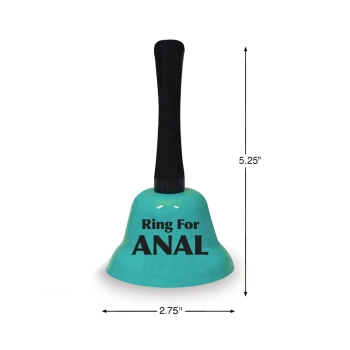 Dzwonek Ring the Bell for Anal turkusowy Little Genie