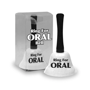 Dzwoneczek Ring the Bell for Oral biały Little Genie