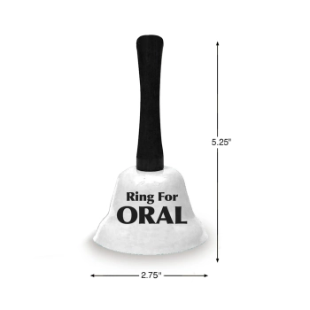 Dzwoneczek Ring the Bell for Oral biały Little Genie