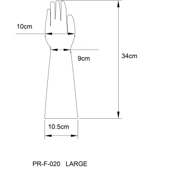 Prowler RED Latex Gloves Large