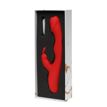 Wibrator króliczek Rouge Velvet silikonowy USB 10 trybów