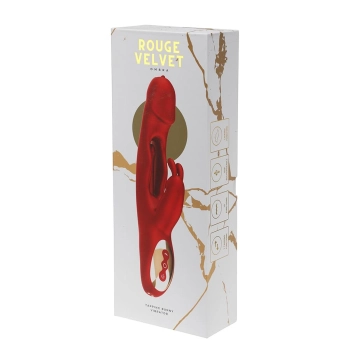 Wibrator króliczek Rouge Velvet silikonowy USB 10 trybów