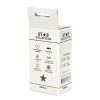 Korek analny silikonowy Star Collection fioletowy z kamieniem S 7cm
