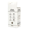 Korek analny silikonowy Star Collection fioletowy S z różowym kamieniem 7cm