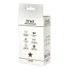 Czarny silikonowy korek analny Star Collection L z różowym kamieniem 10cm