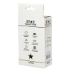 Korek analny silikonowy Star Collection fioletowy z kamieniem L 10 cm