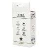 Srebrny metalowy korek analny M Star Collection z kryształem 8,5 cm