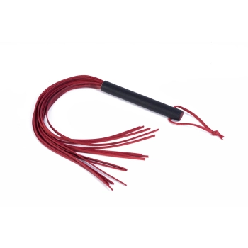 Pejcz Flogger Crazy Horse czerwony Whips Collection