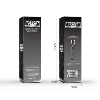 Pompka automatyczna PASSION PUMP wodoodporna doładowywalna głosowa 32 cm