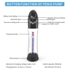 Pompka automatyczna Passion Pump wodoodporna LCD ładowalna 21 cm