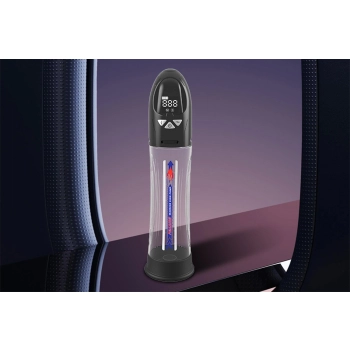 Pompka automatyczna Passion Pump wodoodporna LCD ładowalna 21 cm