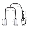 Zestaw pompek silikonowych Passion Female Pumps Set B Series Power