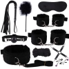 Zestaw BDSM 10 elementów Fetish B Series czarny
