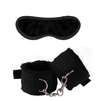 Zestaw BDSM 10 elementów Fetish B Series czarny