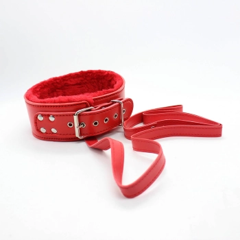 Zestaw bondage Fetish B Series czerwony 8 elementów