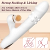 Wibrator silikonowy 3 rotacje 7 lizania B Series Fox 24 cm
