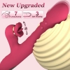 Silicone Vibrator - 7 rotating functions and 7 licking functions
