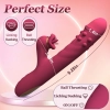 Silicone Vibrator - 7 rotating functions and 7 licking functions