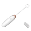 Jajko wibrujące z podgrzewaniem i pchnięciami B Series Fox biały 21 cm USB