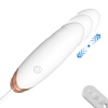 Jajko wibrujące z podgrzewaniem i pchnięciami B Series Fox biały 21 cm USB