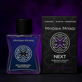 Perfumy męskie z feromonami Miyoshi Miyagi Next X 50 ml