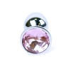 Srebrny korek analny Rose MyLove Toys 7 cm