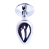Srebrny korek analny Rose MyLove Toys 7 cm