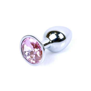 Srebrny korek analny Rose MyLove Toys 7 cm