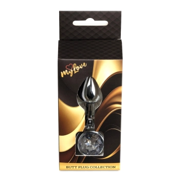 MyLove Toys - Jewellery Silver PLUG- Clear