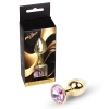 Złoty korek analny z diamentem MyLove Toys 7 cm
