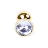 Biżuteria analna złota z diamencikiem MyLove Toys 7 cm