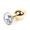 Biżuteria analna złota z diamencikiem MyLove Toys 7 cm