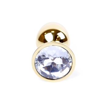 Biżuteria analna złota z diamencikiem MyLove Toys 7 cm