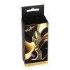 Biżuteria analna ze stali MyLove Toys fioletowa diament 7 cm